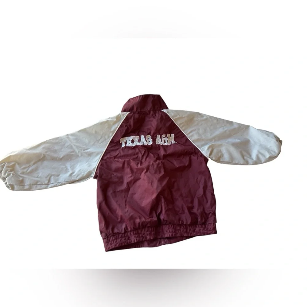 Texas A&M Maroon and White Windbreaker Jacket
